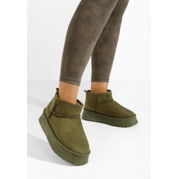 Cizme tip ugg Sarrisa camel