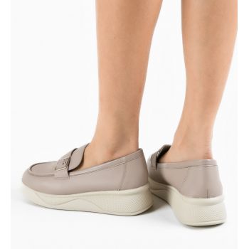 Pantofi casual dama Catlyn Khaki