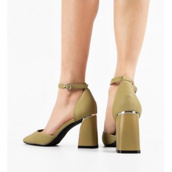 Pantofi dama Popey Khaki