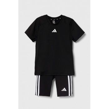 adidas compleu copii culoarea negru