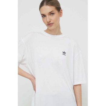 adidas Originals tricou Trefoil Tee femei, culoarea bej, IR8064 ieftin