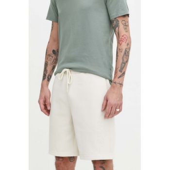 Hollister Co. pantaloni scurti barbati, culoarea bej