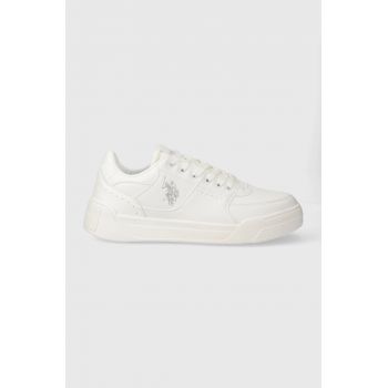 U.S. Polo Assn. sneakers NOLE culoarea alb, NOLE003M 4YN1