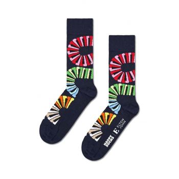 Happy Socks sosete x Elton John Piano Notes culoarea albastru marin