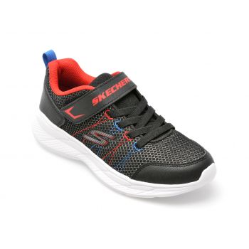 Pantofi sport SKECHERS negri, SNAP SPRINTS 2.0, din material textil