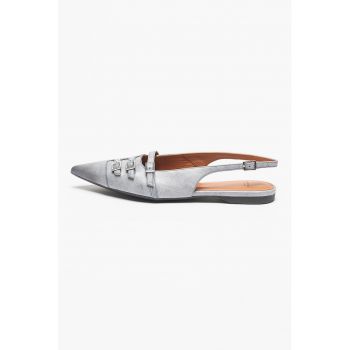 Balerini slingback din piele