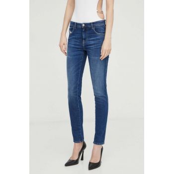 Diesel jeans femei, culoarea bleumarin A03603.09H63