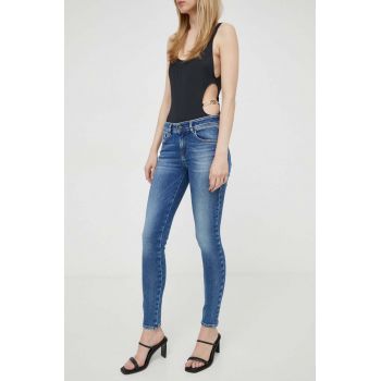 Diesel jeans femei, culoarea bleumarin A04108.09H90