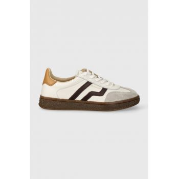 Gant sneakers din piele Cuzima culoarea alb, 28533549.G202