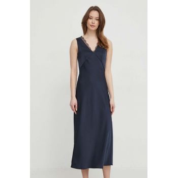 Joop! rochie culoarea albastru marin, maxi, drept