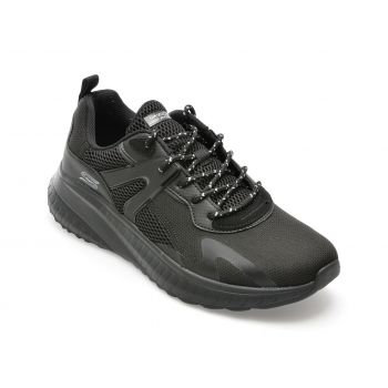 Pantofi sport SKECHERS negri, BOBS SQUAD CHAOS, din material textil ieftini