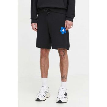 HUGO Blue pantaloni scurți din bumbac culoarea negru 50515628