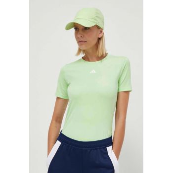 adidas Performance tricou de antrenament Techfit culoarea verde IT6742