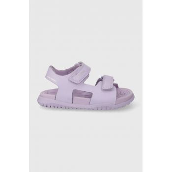 Geox sandale copii SANDAL FUSBETTO culoarea violet