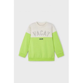 Mayoral bluza copii culoarea verde, cu imprimeu