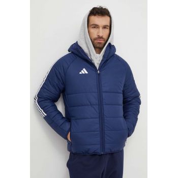 adidas Performance geacă sport Tiro 24 culoarea bleumarin, de iarnă IR9497 ieftina