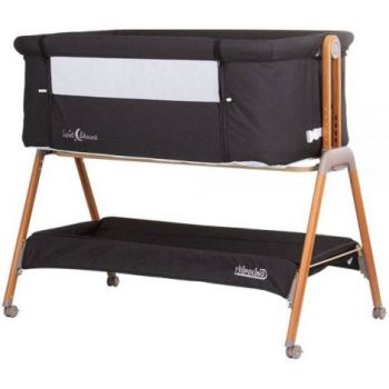 Patut Co-Sleeper Chipolino Sweet Dreams graphite wood la reducere