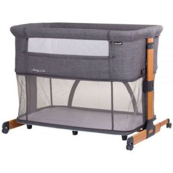 Patut Co-Sleeper si Tarc Chipolino Mommy 'n Me graphite wood la reducere