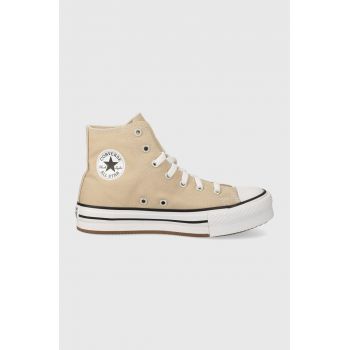 Converse tenisi copii culoarea bej