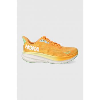 Hoka One One pantofi de alergat Clifton 9 culoarea turcoaz