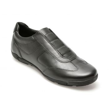 Pantofi GEOX negri, U023BB, din piele naturala