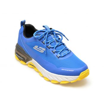 Pantofi sport SKECHERS albastri, MAX PROTECT, din material textil