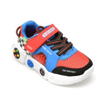 Pantofi sport SKECHERS multicolor, GAMETRONIX, din piele ecologica
