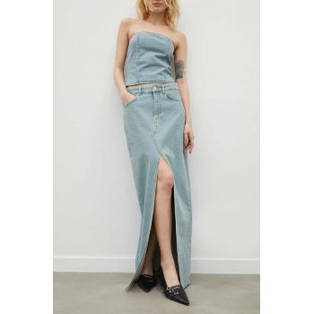 Won Hundred fustă din denim maxi, dreaptă 2880-15144