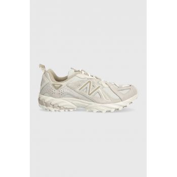 New Balance sneakers ML610TML culoarea bej