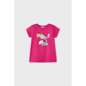 Tricou de bumbac cu imprimeu grafic