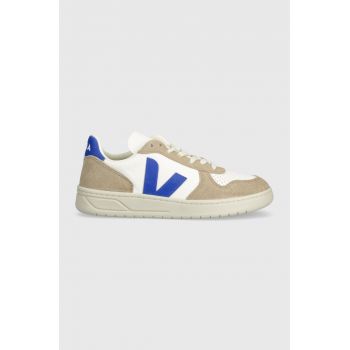 Veja sneakers din piele V-10 culoarea bej, VX0503477