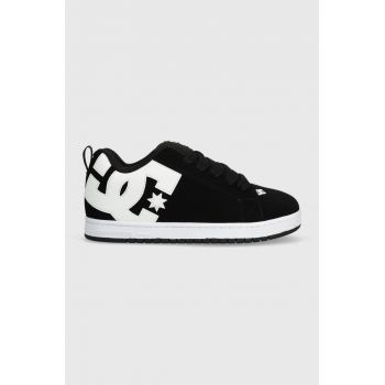 DC sneakers COURT GRAFFIK culoarea negru