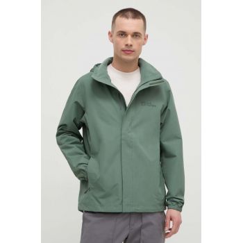 Jack Wolfskin jacheta de exterior Stormy Point culoarea verde