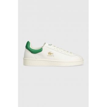 Lacoste sneakers Baseshot Premium Leather culoarea alb, 47SMA0040