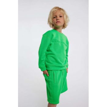 Marc Jacobs bluza copii culoarea verde, cu imprimeu