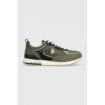 U.S. Polo Assn. sneakers TABRY culoarea verde, TABRY007M 4HT2