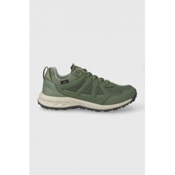 Jack Wolfskin pantofi Woodland 2 Texapore femei, culoarea verde 4051341