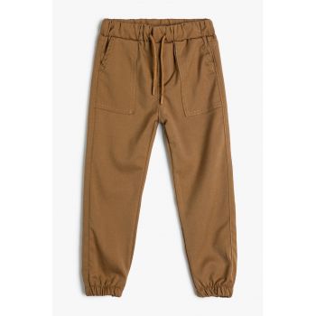 Pantaloni jogger cu buzunare frontale