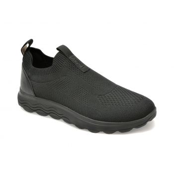 Pantofi sport GEOX negri, U25BYA, din material textil