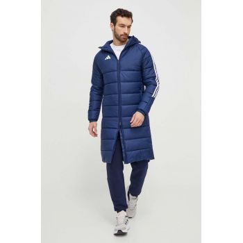 adidas Performance geacă TIRO bărbați, culoarea bleumarin, de iarnă IR9502