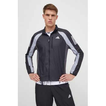 adidas Performance windbreaker Own the Run culoarea negru, de tranziție IQ3828