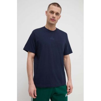 adidas tricou din bumbac bărbați, culoarea bleumarin, uni IR5265 ieftin