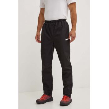 Helly Hansen pantaloni barbati, culoarea negru