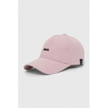 BALR șapcă de baseball din bumbac culoarea roz, cu imprimeu ieftina