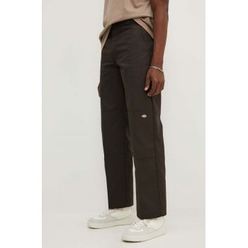 Dickies pantaloni barbati, culoarea negru, drept