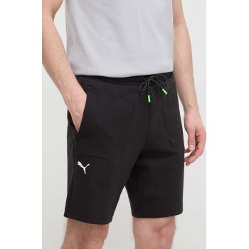 Puma pantaloni scurți bărbați, culoarea negru 623748