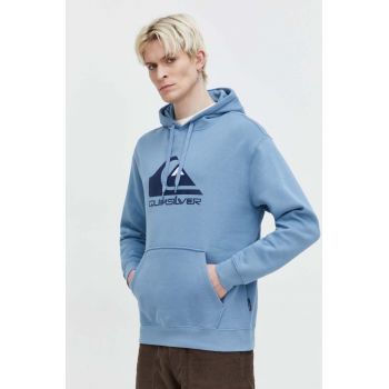 Quiksilver bluza barbati, cu glugă, cu imprimeu ieftin