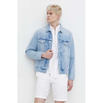 Tommy Jeans geacă din denim bărbați, de tranziție DM0DM18778