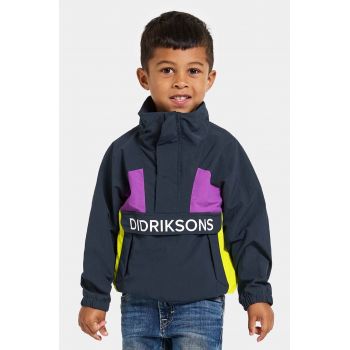 Didriksons geaca copii BJÖRNBÄR KIDS ANORAK culoarea negru