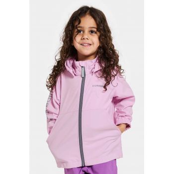 Didriksons geaca copii HALLON KIDS JKT culoarea violet